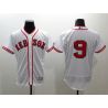 Cheap Ted Williams Red Sox Jersey From China White FLEXBASE #9