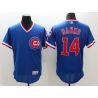 Cheap Ernie Banks Cubs Jersey From China Blue V-neck FLEXBASE #14