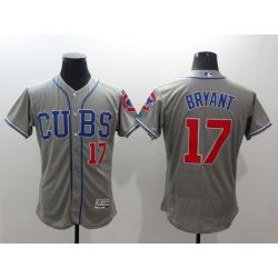 Cheap Kris Bryant Cubs Jersey From China Gray FLEXBASE #17