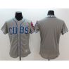 Cheap Cubs Jersey From China Gray Blank FLEXBASE