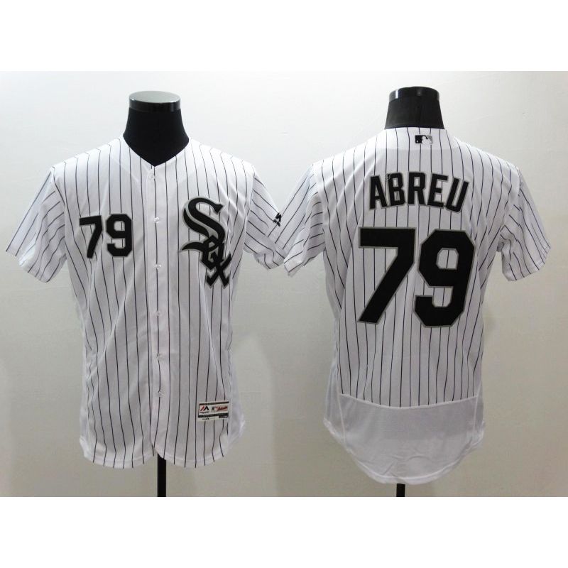 Cheap Jose Abreu White Sox Jersey From China White FLEXBASE #79