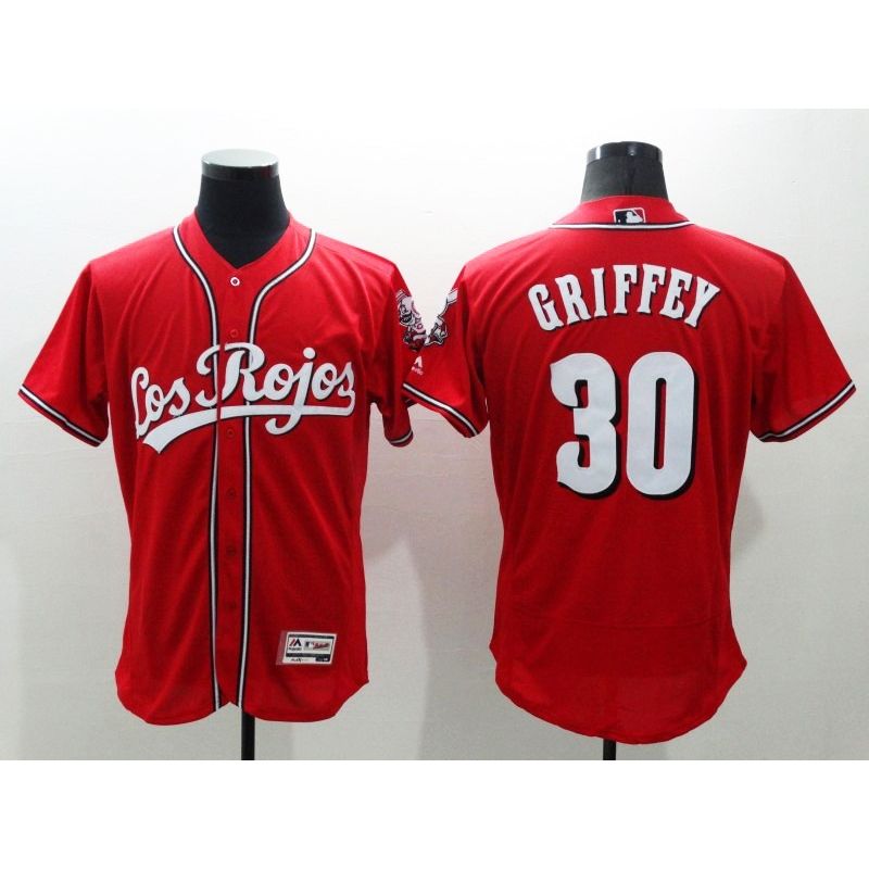 Cheap Ken Griffey Reds Jersey From China Red Los Rojos FLEXBASE #30 Cheap Ken Griffey Reds Jersey From China Red Los Rojos FLEXBASE #30