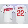 Cheap Jason Kipnis Indians Jersey From China White FLEXBASE #22