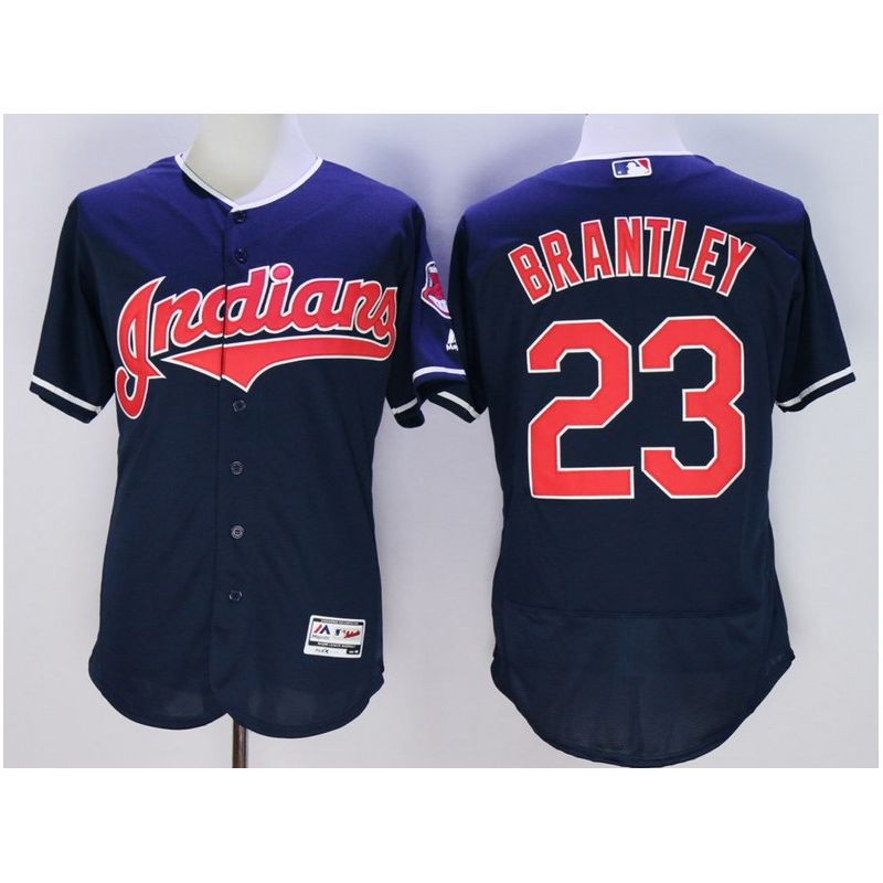Cheap Michael Brantley Indians Jersey From China Navy FLEXBASE #23 Cheap Michael Brantley Indians Jersey From China Navy FLEXBASE #23