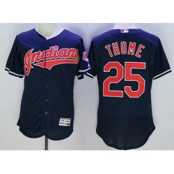 Cheap Jim Thome Indians Jersey From China Navy FLEXBASE #25