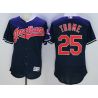 Cheap Jim Thome Indians Jersey From China Navy FLEXBASE #25