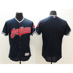 Cheap Indians Jersey From China Navy Blank FLEXBASE