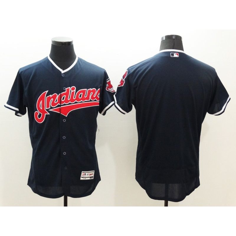 Cheap Indians Jersey From China Navy Blank FLEXBASE Cheap Indians Jersey From China Navy Blank FLEXBASE