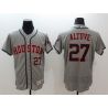 Cheap Jose Altuve Astros Jersey From China Gray FLEXBASE #27