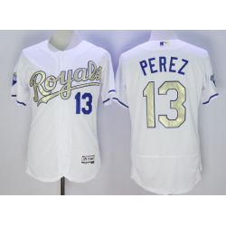 Cheap Salvador Perez Royals Jersey From China White champion FLEXBASE #13