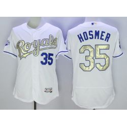 Cheap Eric Hosmer Royals Jersey From China White champion FLEXBASE #35