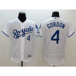 Cheap Alex Gordon Royals Jersey From China White FLEXBASE #4