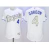 Cheap Alex Gordon Royals Jersey From China White champion FLEXBASE #4