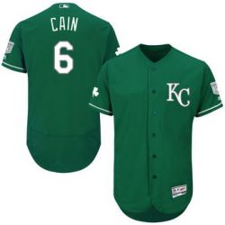 Cheap Lorenzo Cain Royals Jersey From China Green FLEXBASE #6