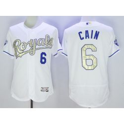 Cheap Lorenzo Cain Royals Jersey From China White champion FLEXBASE #6