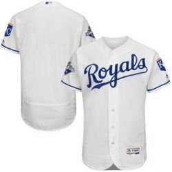 Cheap Royals Jersey From China White Blank FLEXBASE