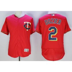 Cheap Brian Dozier Twins Jersey From China Red FLEXBASE #2