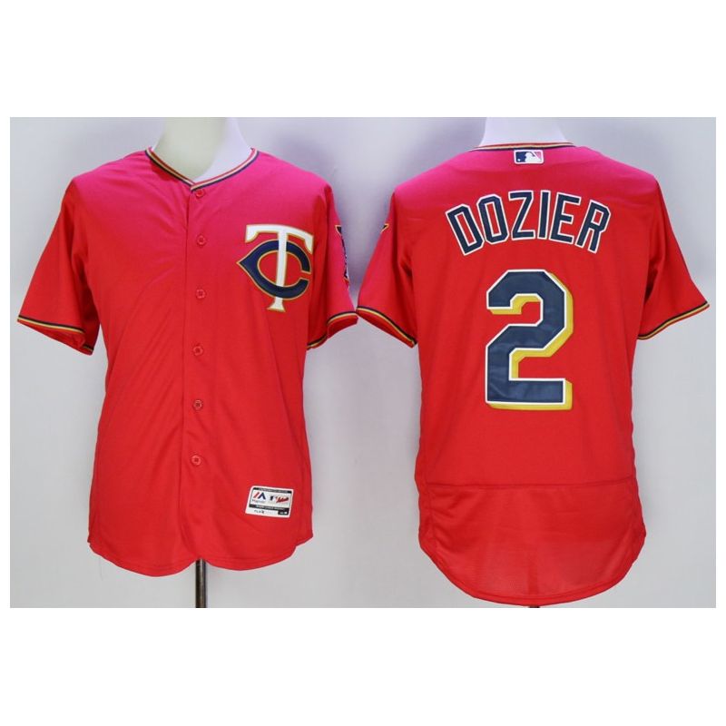 Cheap Brian Dozier Twins Jersey From China Red FLEXBASE #2