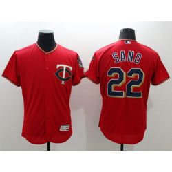 Cheap Miguel Sano Twins Jersey From China Red FLEXBASE #22