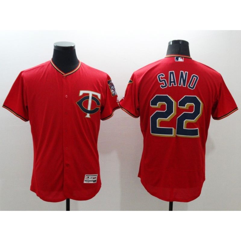 Cheap Miguel Sano Twins Jersey From China Red FLEXBASE #22 Cheap Miguel Sano Twins Jersey From China Red FLEXBASE #22