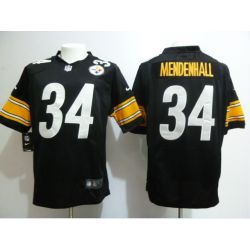 Cheap Rashard Mendenhall Steelers Jersey #34 Black From China Game