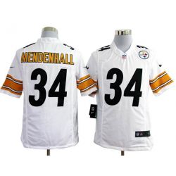 Cheap Rashard Mendenhall Steelers Jersey #34 White From China Game