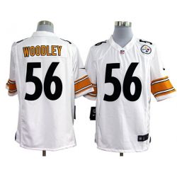 Cheap Lamarr Woodley Steelers Jersey #56 White From China Game