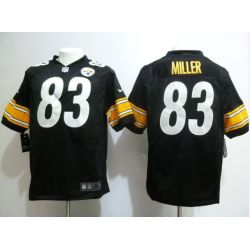 Cheap Heath Miller Steelers Jersey #83 Black From China Game