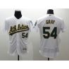 Cheap Sonny Gray Athletics Jersey From China White FLEXBASE #54