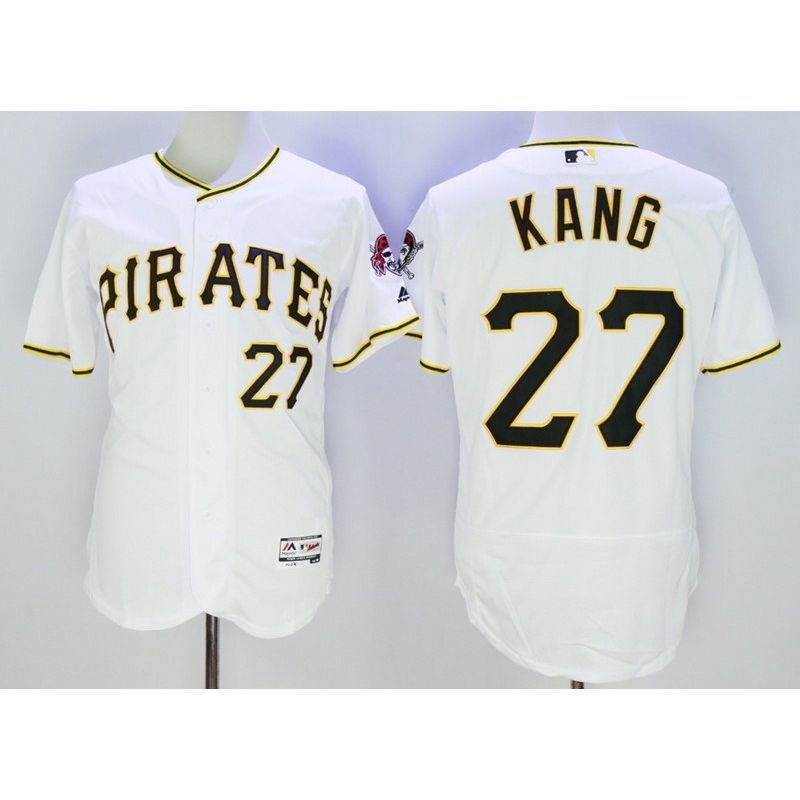 Cheap Jung-ho Kang Pirates Jersey From China White FLEXBASE #27 Cheap Jung-ho Kang Pirates Jersey From China White FLEXBASE #27