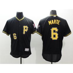 Cheap Starling Marte Pirates Jersey From China Black FLEXBASE #6