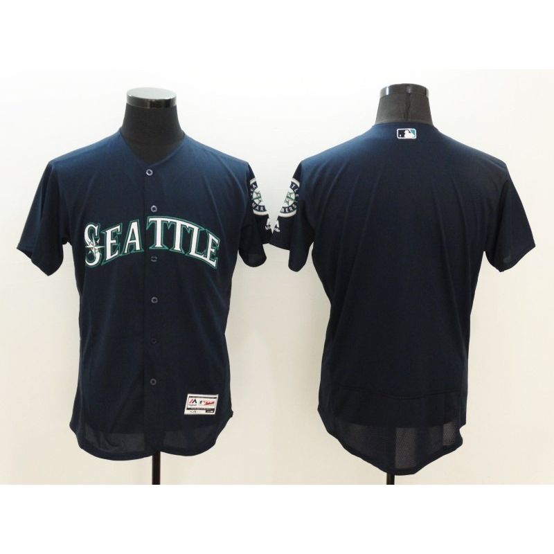 Cheap Mariners Jersey From China Navy Blank FLEXBASE