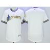 Cheap Mariners Jersey From China White Blank v-neck FLEXBASE