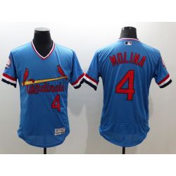 Cheap Yadier Molina Cardinals Jersey From China Blue FLEXBASE #4