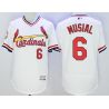 Cheap Stan Musial Cardinals Jersey From China White V-neck FLEXBASE #6