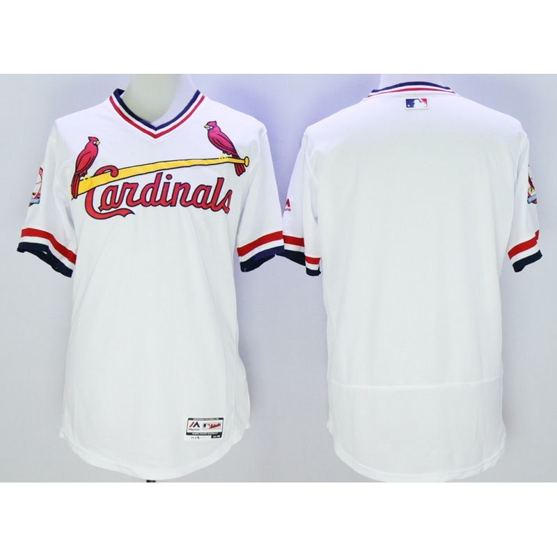 Cheap Cardinals Jersey From China White Blank V-neck FLEXBASE Cheap Cardinals Jersey From China White Blank V-neck FLEXBASE
