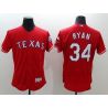 Cheap Nolan Ryan Rangers Jersey From China Red FLEXBASE #34