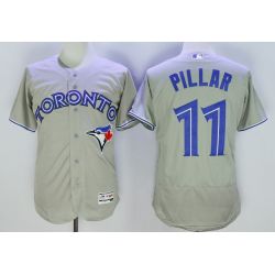 Cheap Kevin Pillar Blue Jays Jersey From China Gray FLEXBASE #11