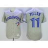 Cheap Kevin Pillar Blue Jays Jersey From China Gray FLEXBASE #11