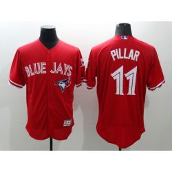 Cheap Kevin Pillar Blue Jays Jersey From China Red FLEXBASE #11