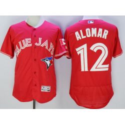 Cheap Roberto Alomar Blue Jays Jersey From China Red FLEXBASE #12