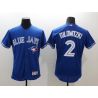 Cheap Troy Tulowitzki Blue Jays Jersey From China Blue FLEXBASE #2