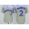 Cheap Troy Tulowitzki Blue Jays Jersey From China Gray FLEXBASE #2