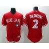 Cheap Troy Tulowitzki Blue Jays Jersey From China Red FLEXBASE #2