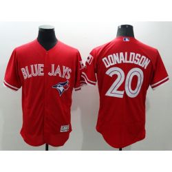 Cheap Josh Donaldson Blue Jays Jersey From China Red FLEXBASE #20