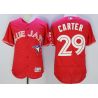 Cheap Joe Carter Blue Jays Jersey From China Red FLEXBASE #29