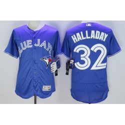 Cheap Roy Halladay Blue Jays Jersey From China Blue FLEXBASE #32