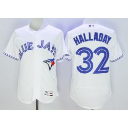 Cheap Roy Halladay Blue Jays Jersey From China White FLEXBASE #32