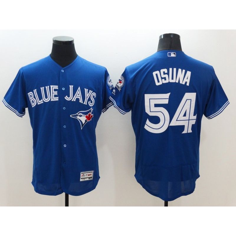 Cheap Roberto Osuna Blue Jays Jersey From China Blue FLEXBASE #54 Cheap Roberto Osuna Blue Jays Jersey From China Blue FLEXBASE #54