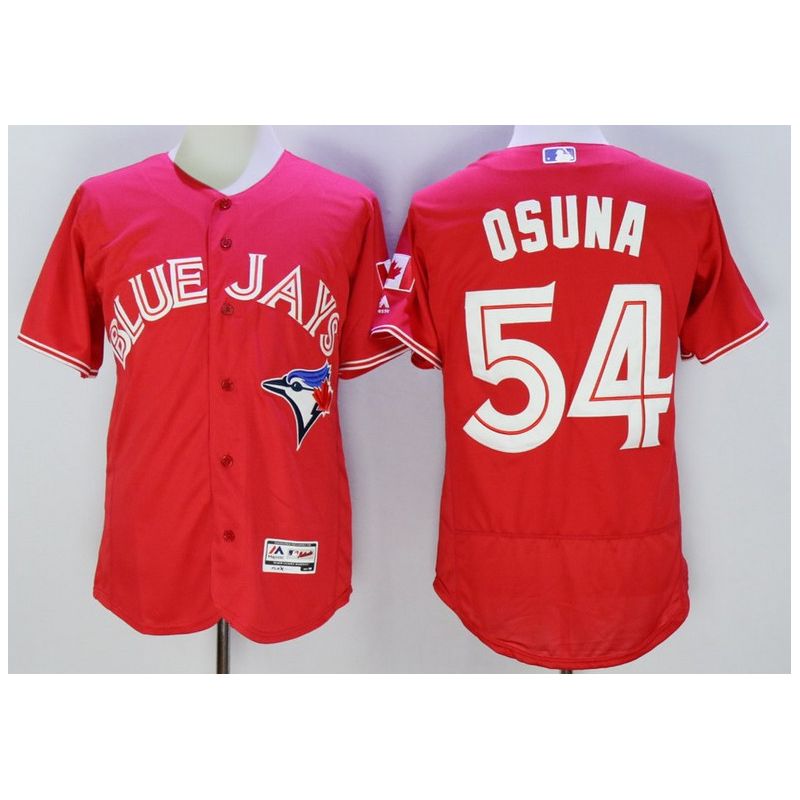 Cheap Roberto Osuna Blue Jays Jersey From China Red FLEXBASE #54